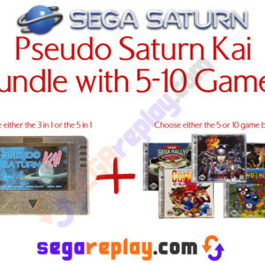 sega saturn bundle: 5 games with pseudo kai