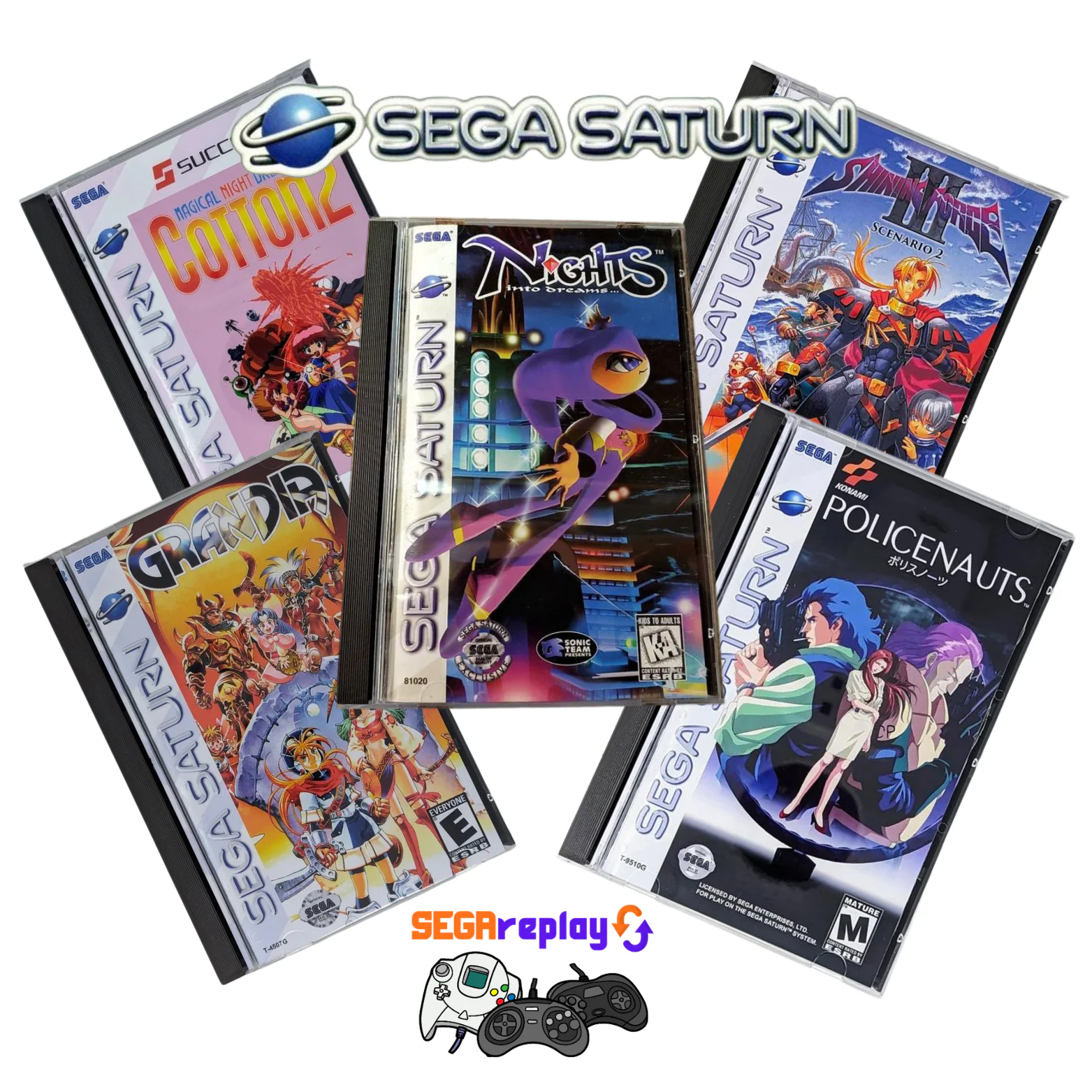 Sega Saturn Reproduction Games (Disc,Longbox,Manual) (Saturn) - Image 4