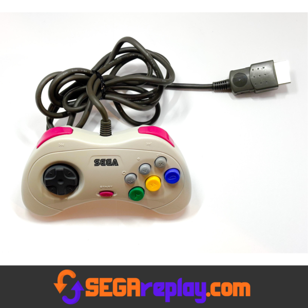 sega saturn oem japanese white controller, refurbished