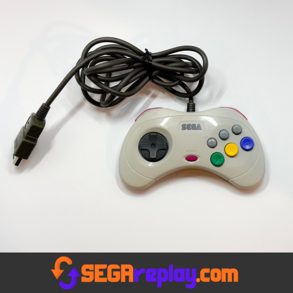 sega saturn oem japanese white controller, refurbished