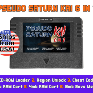 5 in 1 (4 in 1) pseudo saturn kai bootloader cartridge