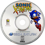 sonic x treme july 14 1996 prototype disc art