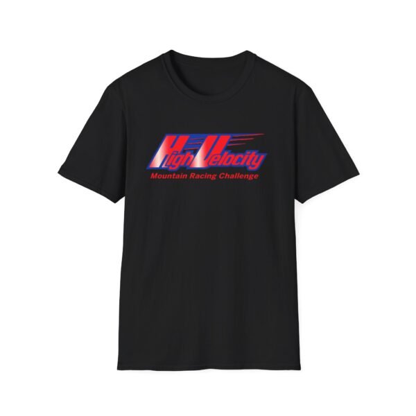 high velocity mountain racing, sega saturn, unisex softstyle t shirt