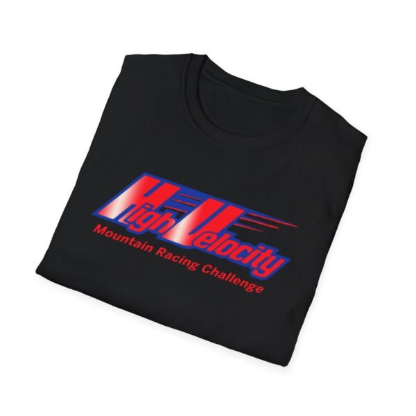 high velocity mountain racing, sega saturn, unisex softstyle t shirt