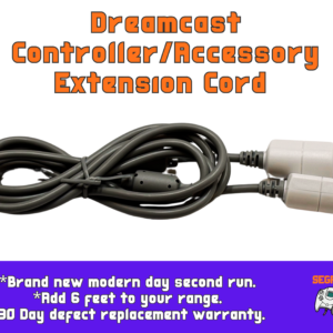 new extension cable for sega dreamcast controllers and accessories