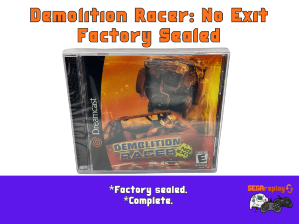 demolition racer: no exit factory sealed