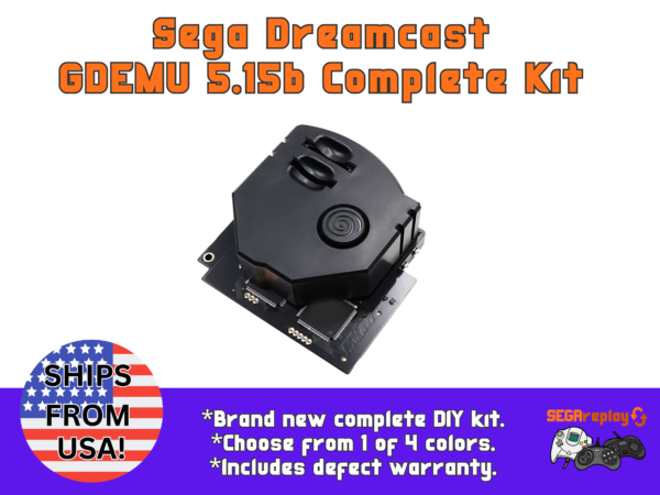 sega dreamcast gdemu disc drive emulation kit v5.15b