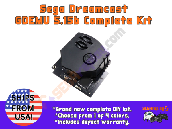 Sega Dreamcast GDEMU Disc Drive Emulation Kit V5.15b (Upgradable to V5 ...