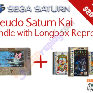 Sega Saturn Bundle: 5 or 10 Games with Pseudo Kai Cartridge of