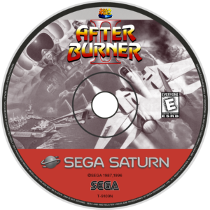 sega ages after burner ii disc art