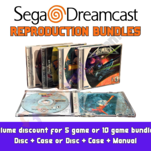 sega dreamcast reproduction games (with options for: jewel case, front/rear inserts, and manual) (copy)