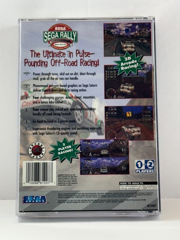 sega rally championship (sega saturn, 1996) oem