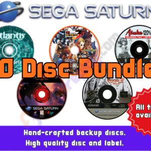 Sega Saturn Bundle: 10 Reproduction Games (Saturn)