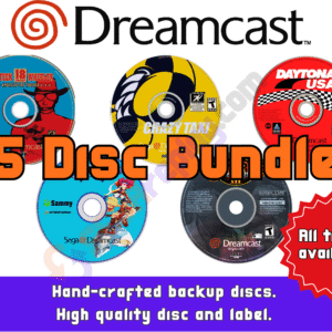 Sega Dreamcast Reproduction Games: 5 Disc Bundle (Dreamcast)