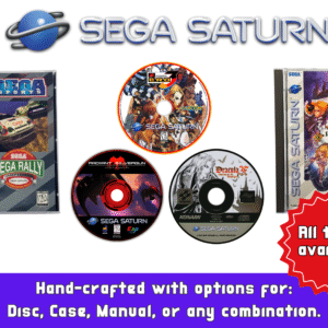 Sega Saturn Reproduction Games (With long box and reproduction manual)