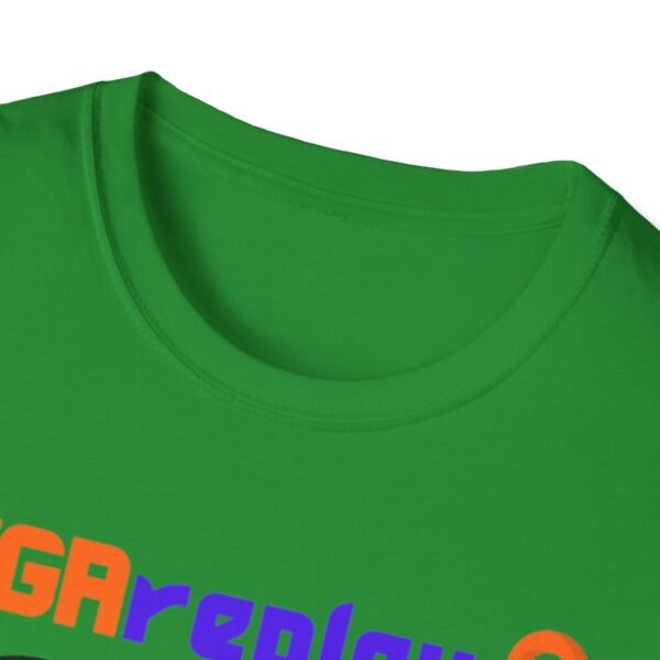 Sega Replay, V.1, Sega Saturn, Sega Dreamcast, Sega CD, Sega Genesis, Unisex Softstyle T-Shirt - Image 11