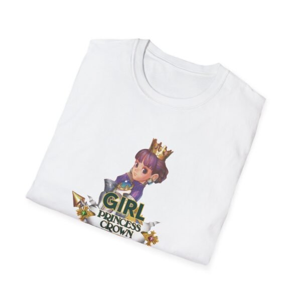 Girl strong, Princess Crown, Sega Saturn, Unisex Softstyle T-Shirt - Image 4