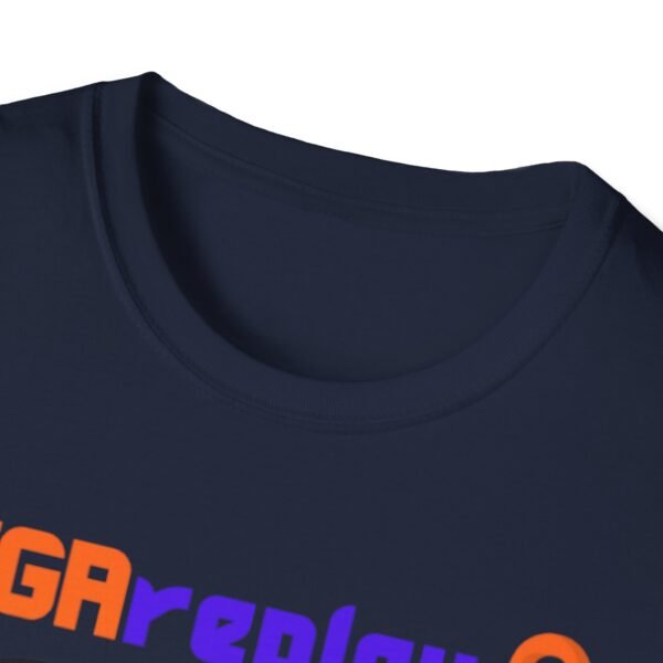 Sega Replay, V.1, Sega Saturn, Sega Dreamcast, Sega CD, Sega Genesis, Unisex Softstyle T-Shirt - Image 15