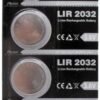 LIR CR2032 Rechargeable Coin Battery (NEW) - Image 2
