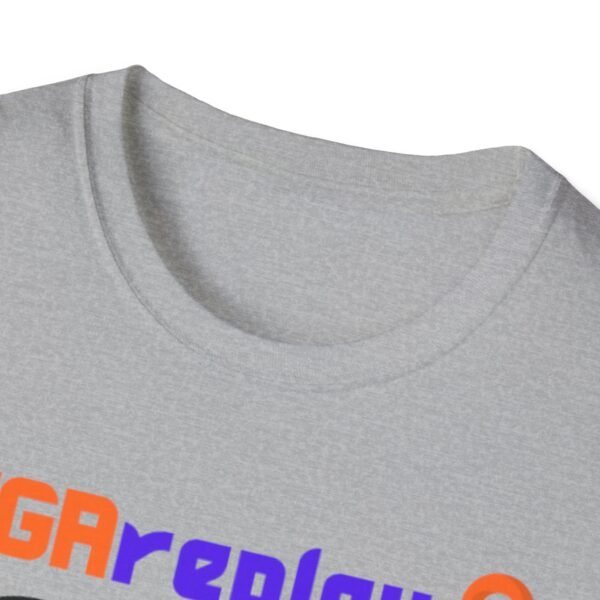 Sega Replay, V.1, Sega Saturn, Sega Dreamcast, Sega CD, Sega Genesis, Unisex Softstyle T-Shirt - Image 19