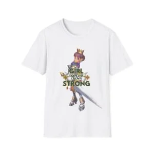Girl strong, Princess Crown, Sega Saturn, Unisex Softstyle T-Shirt