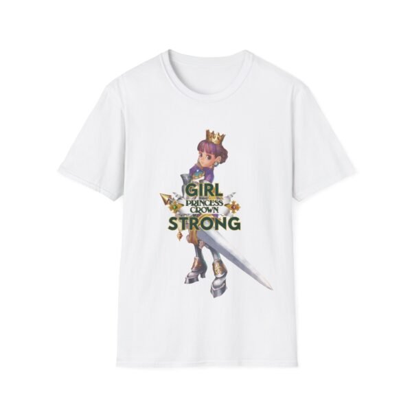 Girl strong, Princess Crown, Sega Saturn, Unisex Softstyle T-Shirt