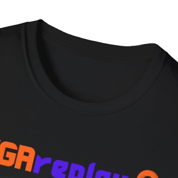 Sega Replay, V.1, Sega Saturn, Sega Dreamcast, Sega CD, Sega Genesis, Unisex Softstyle T-Shirt - Image 27
