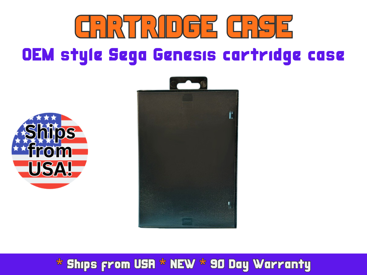 sega genesis cartridge case/box, oem spec, new (genesis)