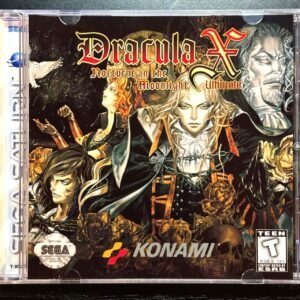 Castlevania Dracula X: Nocturne in the Moonlight, Custom Jewel Case (Saturn)