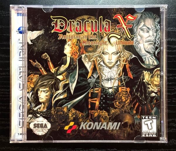 Castlevania Dracula X: Nocturne in the Moonlight, Custom Jewel Case (Saturn)