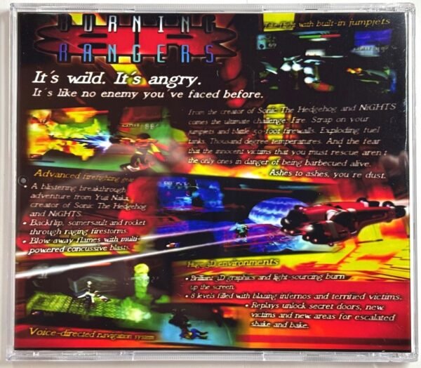 Burning Rangers, Custom Jewel Case (Saturn) - Image 4