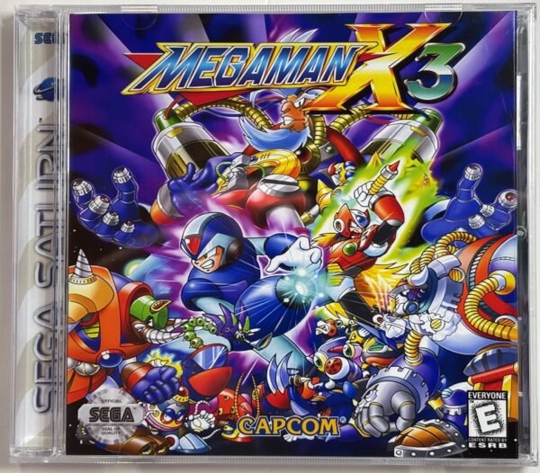 Megaman X3, Custom Jewel Case (Saturn)