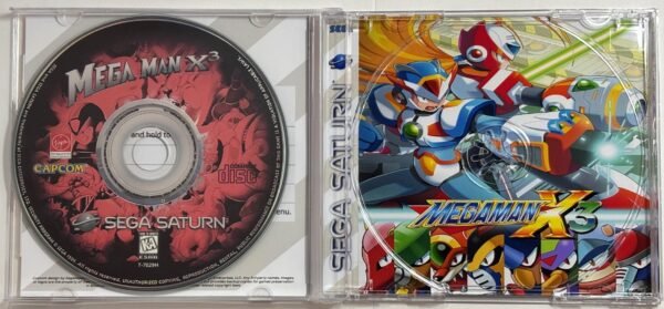 Megaman X3, Custom Jewel Case (Saturn) - Image 3