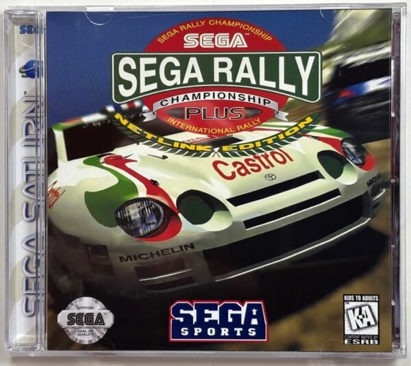 Sega Rally Championship, Custom Jewel Case (Saturn)