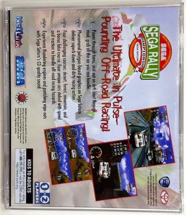 Sega Rally Championship, Custom Jewel Case (Saturn) - Image 4