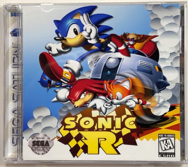 Sonic R, Custom Jewel Case (Saturn)