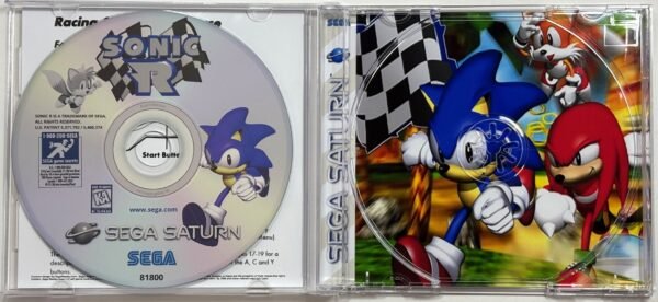 Sonic R, Custom Jewel Case (Saturn) - Image 3
