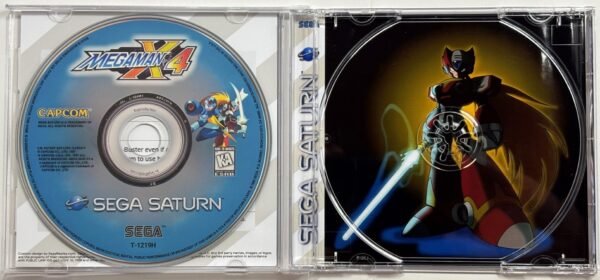 Megaman X4, Custom Jewel Case (Saturn) - Image 3