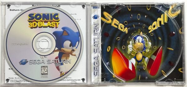Sonic 3D Blast, Custom Jewel Case (Saturn) - Image 3
