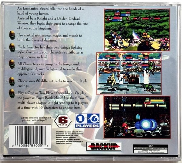 Guardian Heroes, Custom Jewel Case (Saturn) - Image 4