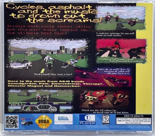 Road Rash, Exclusive Jewel Case Design (Sega CD) - Image 3