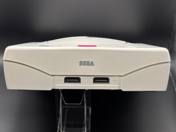 Sega Saturn White Console w OEM White Controller S & NEW Pseudo Kai, all cables + Any 5 Games! - Image 3