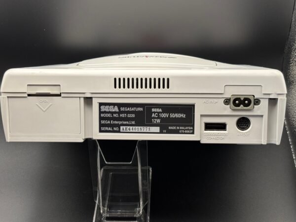 Sega Saturn White Console w OEM White Controller S & NEW Pseudo Kai, all cables + Any 5 Games! - Image 6