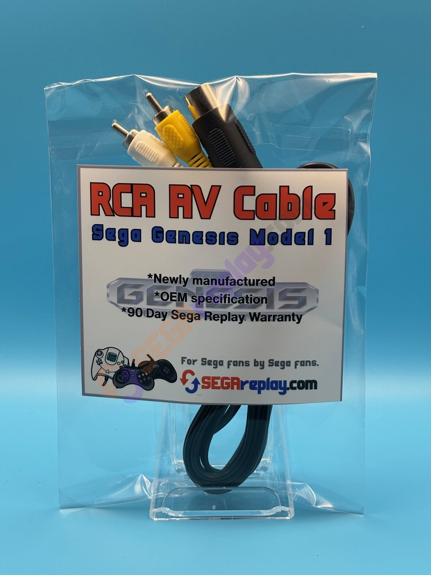 Sega Genesis Model 1 AV Audio Video Cable - NEW (Genesis)