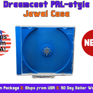 PAL Style Dreamcast Jewel Case, NEW