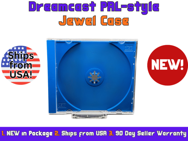 PAL Style Dreamcast Jewel Case, NEW