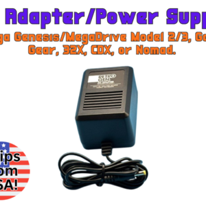 new genesis model 2/3, sega 32x, game gear, nomad, ac adapter/power (genesis)