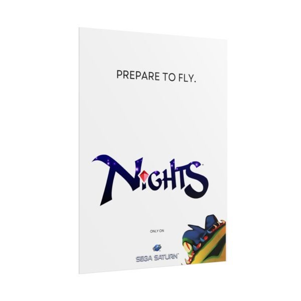 Nights Into Dreams Poster for Sega Saturn, Retro Gaming Wall Art, Vintage Gaming Art, Multiple Sizes - Image 4