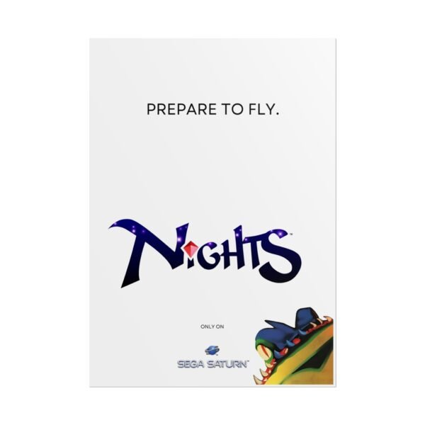 Nights Into Dreams Poster for Sega Saturn, Retro Gaming Wall Art, Vintage Gaming Art, Multiple Sizes - Image 10