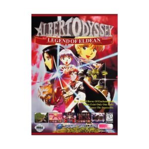 Albert Odyssey Legend of Eldean Poster for Sega Saturn, Retro Gaming Wall Art, Vintage Gaming Art, Multiple Sizes